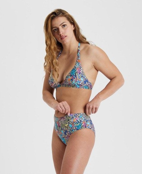 Arena Halterneck Bikini Multiprints Multicolor | 41576-MEDI