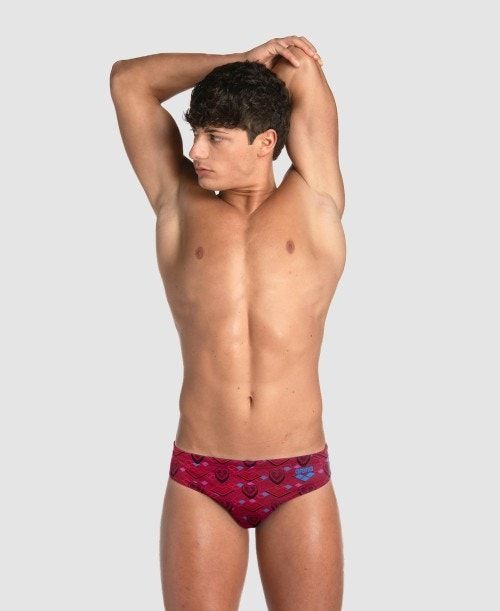 Arena Hearts Print Of The Month Brief Multicolor | 53986-INXU