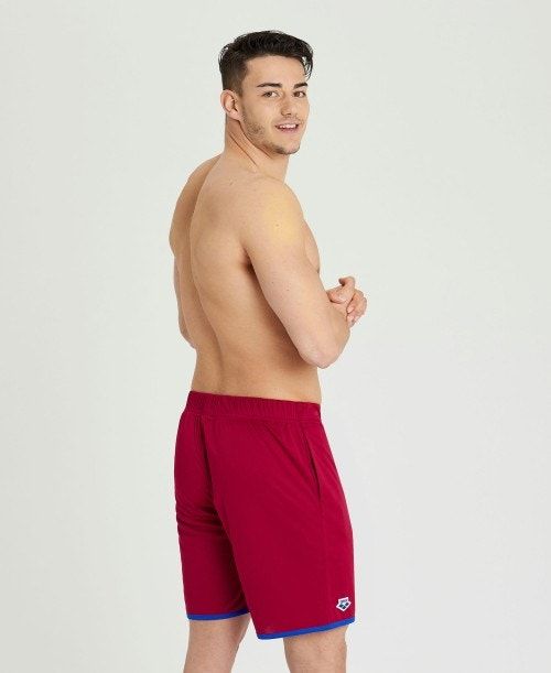 Arena Icons Beach Bermuda Short Burgundy / Blue | 36047-UXAH