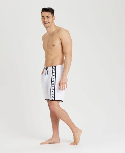 Arena Icons Beach Bermuda Short White / Black | 15839-TNUI