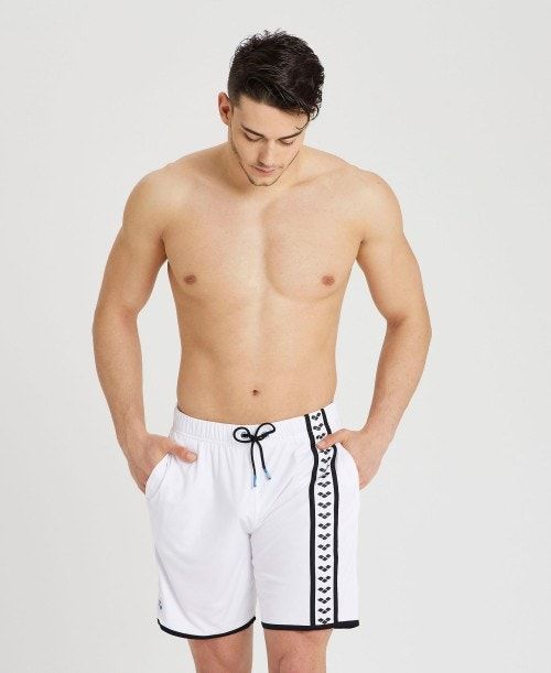 Arena Icons Beach Bermuda Short White / Black | 15839-TNUI