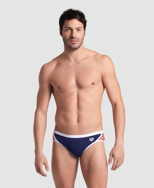 Arena Icons Brief Navy / White / Red Multicolor | 95420-FYSD