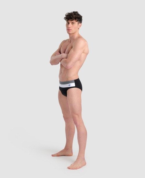 Arena Icons Panel Briefs Black | 64813-VBET