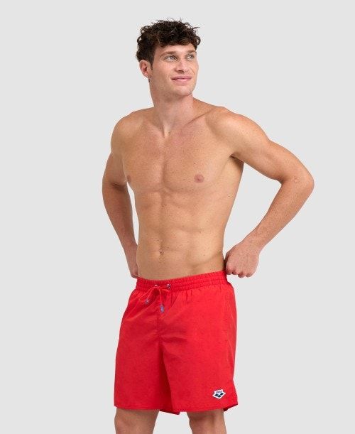 Arena Icons Solid Boxer Red | 62509-ZWGU