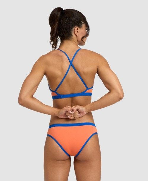 Arena Icons Solid Cross Back Bikini Royal | 76495-ZWFO