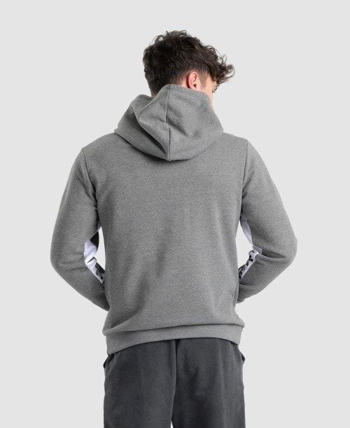 Arena Icons Solid Hooded Sweatshirt White / Black | 27659-UBWZ