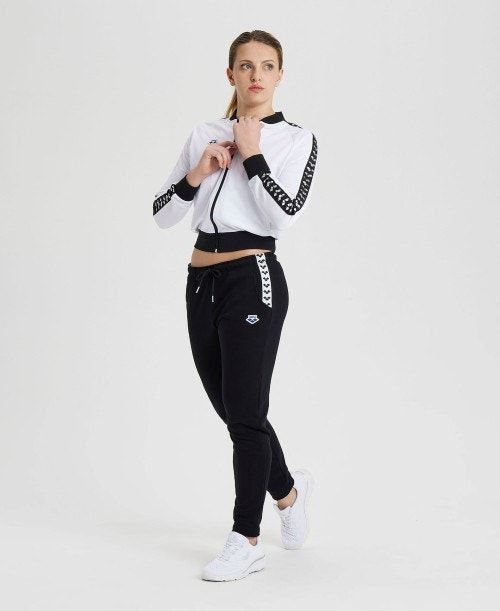 Arena Icons Solid Pant Black / White / Black | 25489-ERUB