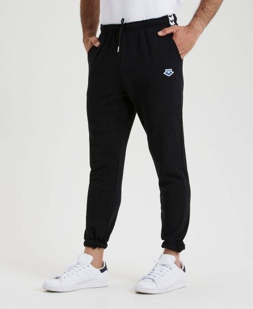 Arena Icons Solid Pant Black / White / Black | 86932-XJYG