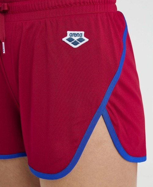 Arena Icons Taped Short Burgundy / Blue | 95720-EAKN