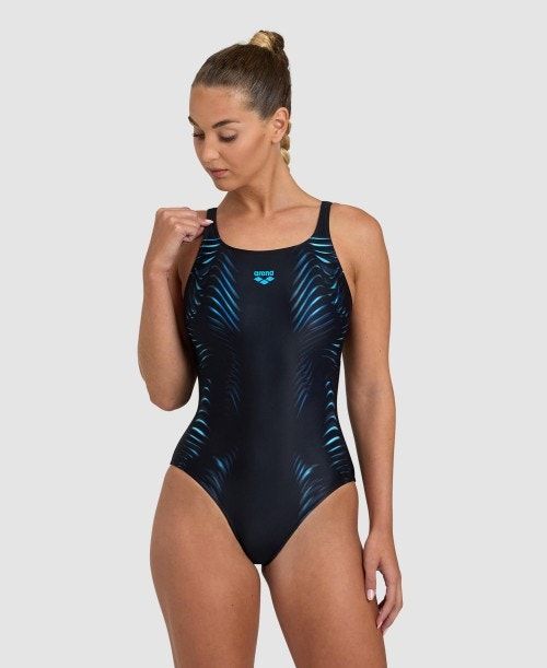 Arena Imprint U Back One Piece Multicolor | 58670-FHQI