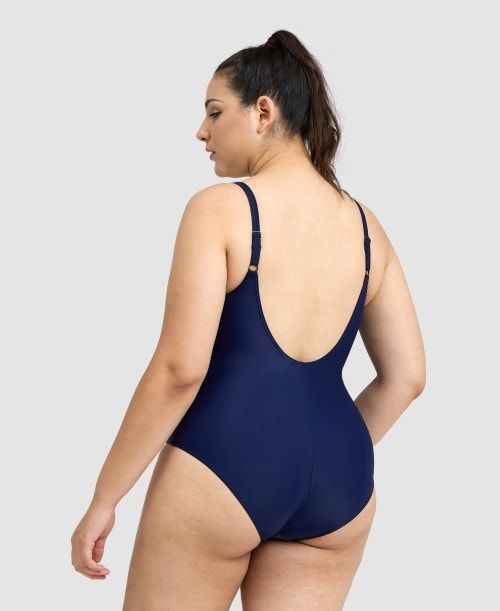 Arena Imprint U Back One Piece Plus Multicolor | 19637-DYHS