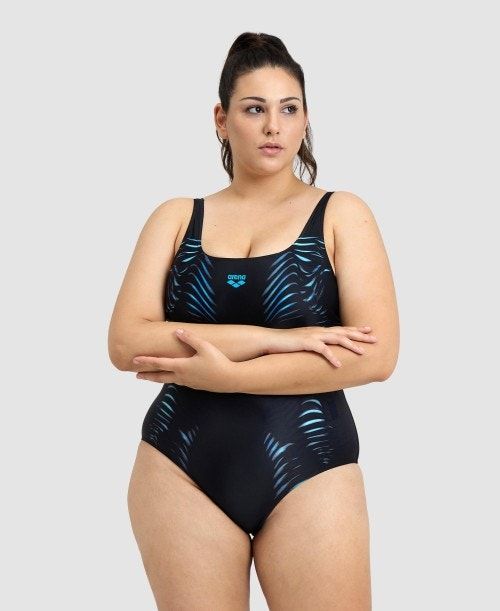 Arena Imprint U Back One Piece Plus Multicolor | 47512-VZHR