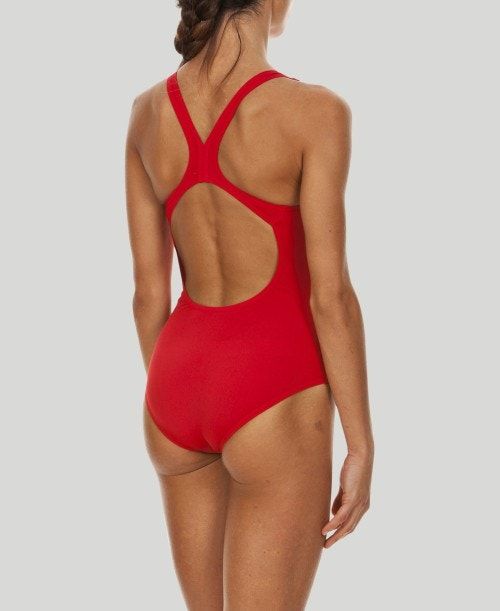 Arena Madison Swim Pro Back - Maxlife Red / Metal Silver | 92541-GICS