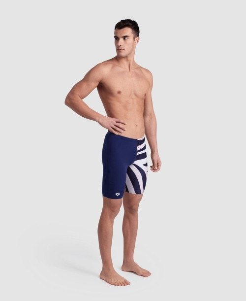 Arena Multi Stripes Swim Jammer Multicolor | 37564-AOJE