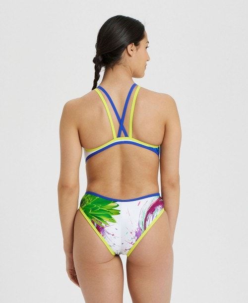 Arena One Double Cross Back One Piece Multicolor | 29401-GTWK