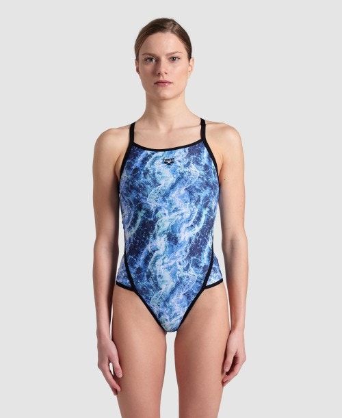 Arena Pacific Superfly Back Swimsuit Multicolor | 04521-XTNW