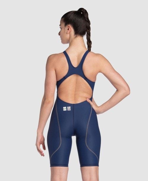 Arena Powerskin St Next Eco Open Back Navy | 31479-FTLJ