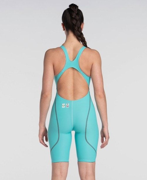 Arena Powerskin St Next Eco Open Back Turquoise | 15486-EOPD