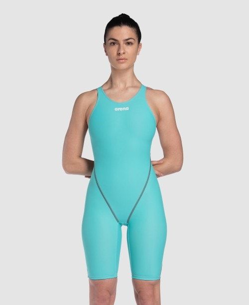 Arena Powerskin St Next Eco Open Back Turquoise | 15486-EOPD