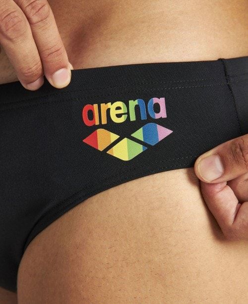 Arena Pride Brief Black | 95231-DTLR