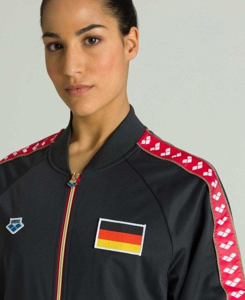 Arena Relax Iv Nations Team Jacket Grey | 49568-KUNF