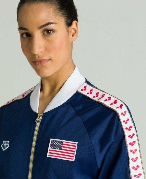 Arena Relax Iv Nations Team Jacket Navy | 57014-WVTH