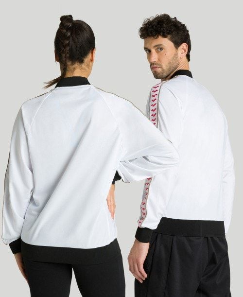 Arena Relax Iv Nations Team Jacket White | 90174-WZDO