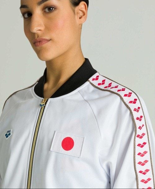 Arena Relax Iv Nations Team Jacket White | 90174-WZDO