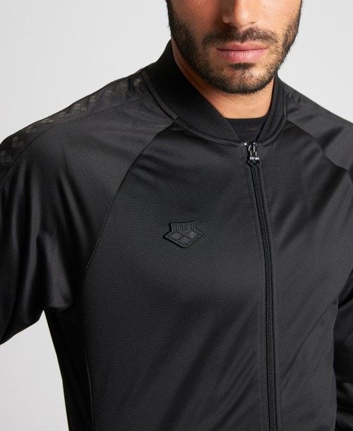 Arena Relax Iv Team Full-zip Jacket Black / Black / Black | 23189-ZMER