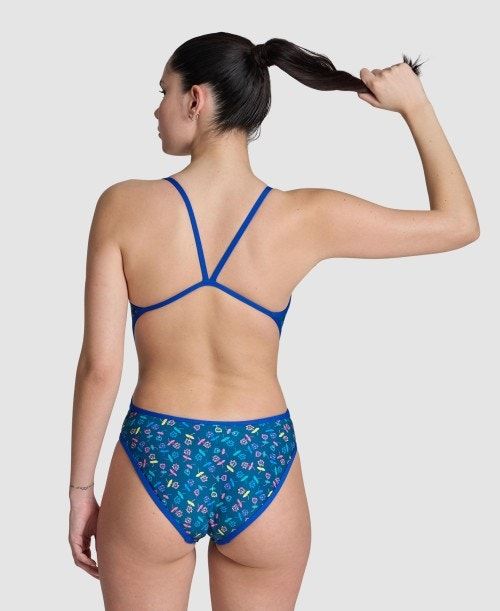 Arena Reversible Challenge Back One Piece Multicolor | 04975-ZVIG