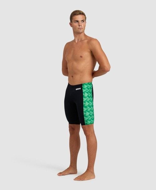 Arena Ride The Wave Jammer Black / Green | 48203-IHEZ