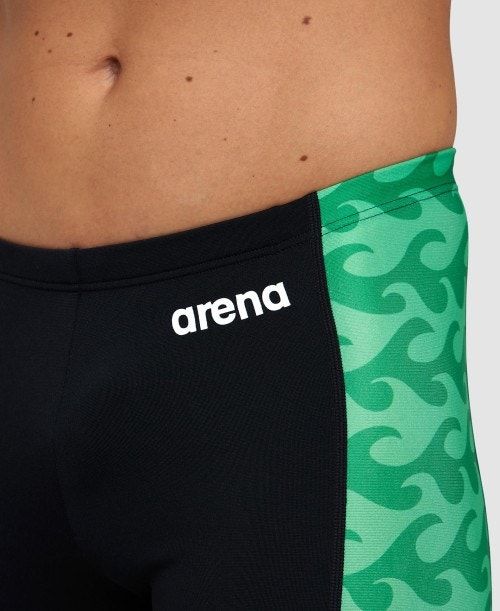 Arena Ride The Wave Jammer Black / Green | 48203-IHEZ