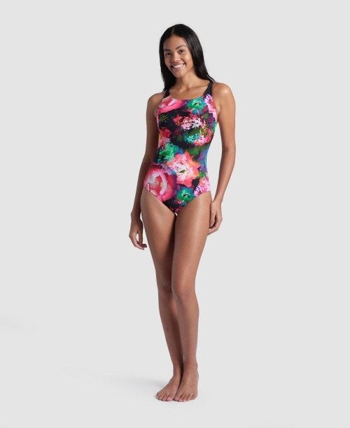 Arena Roseland Swim Pro Back Swimsuit Multicolor | 17329-IWLY