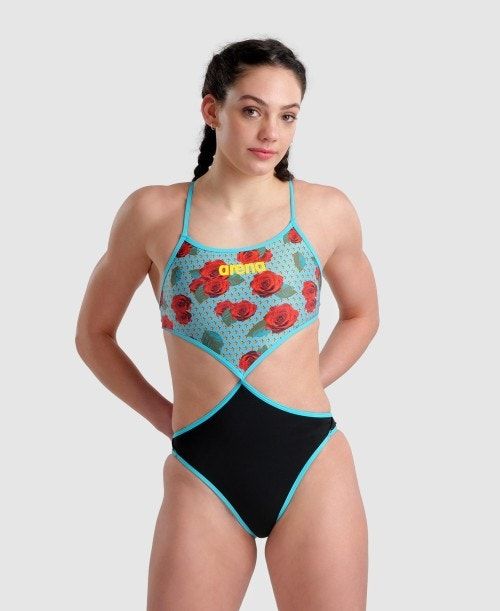 Arena Rule Breaker Twist'n'mix One Piece Black / Multicolor | 51908-BGNV