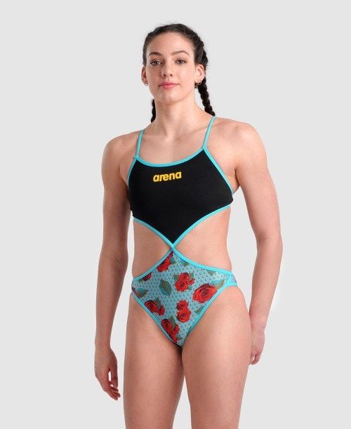 Arena Rule Breaker Twist'n'mix One Piece Black / Multicolor | 51908-BGNV