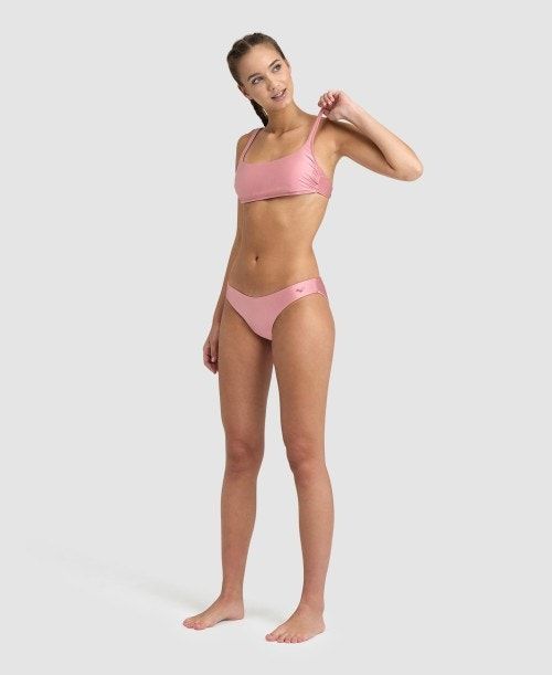 Arena Shila Bralette Bikini Pink | 16450-SKDJ