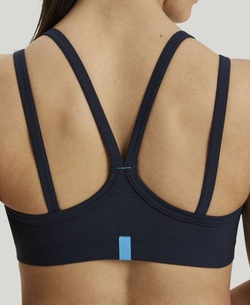 Arena Solid Bra Top Navy | 19678-INUM