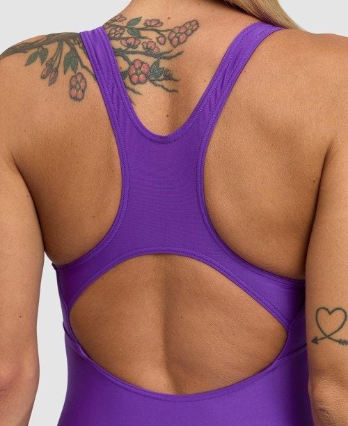 Arena Solid Control Pro Back One Piece Purple | 29436-KEJP