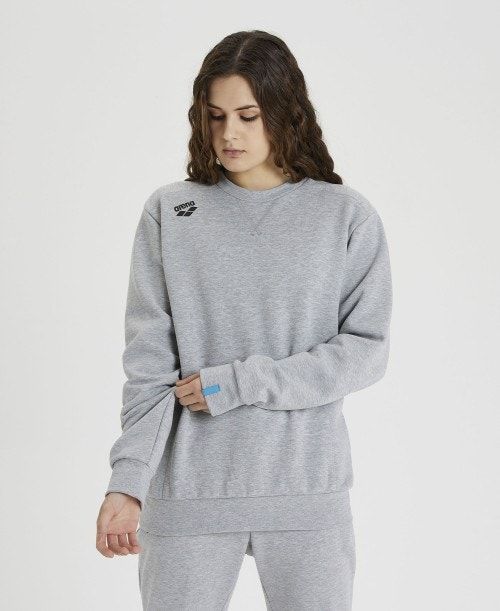 Arena Solid Crewneck Grey | 50634-ZCUE