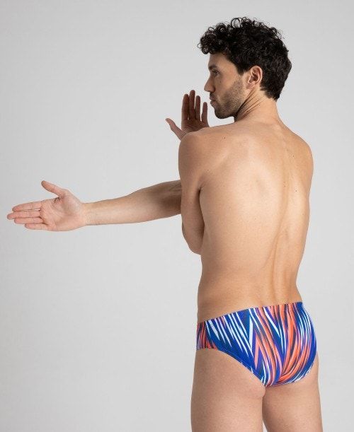 Arena Speed Stripes Brief Navy / Multicolor Red | 48605-DLVU