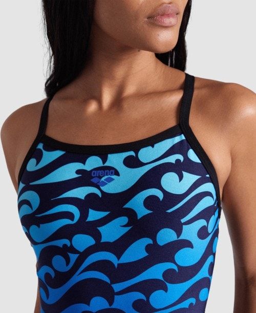 Arena Surfs Up Light Drop Back Swimsuit Multicolor | 89142-IYXH