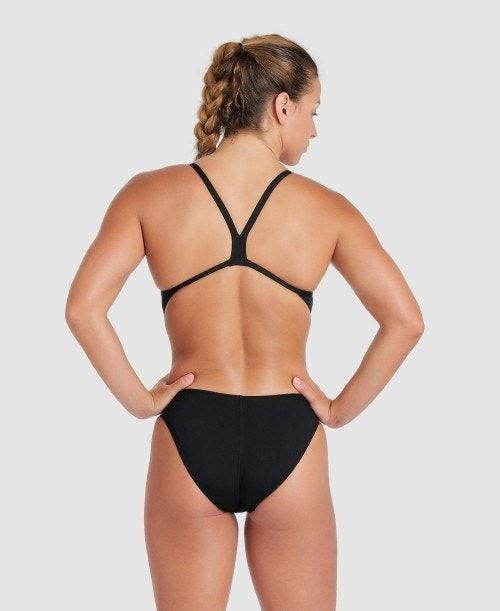 Arena Team Challenge Back One Piece Black / White | 75138-GRTS