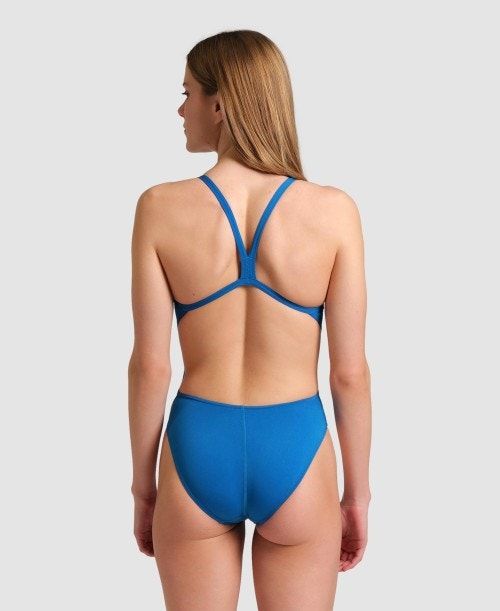 Arena Team Challenge Back One Piece Blue | 74851-FVES