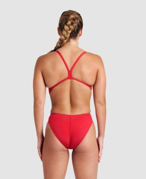 Arena Team Challenge Back One Piece Red / White | 24985-WFLK