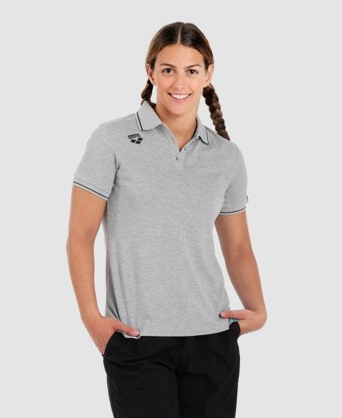 Arena Team Cotton Polo Shirt Solid Multicolor | 74015-ZXLU