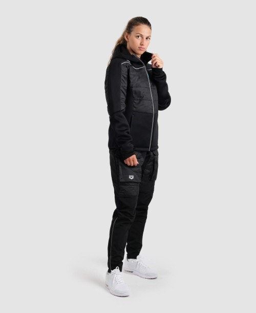 Arena Team Half-quilted Hooded Jacket Multicolor | 12748-TDBC