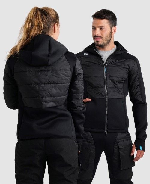 Arena Team Half-quilted Hooded Jacket Multicolor | 12748-TDBC