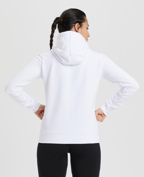 Arena Team Hooded Jacket Panel White | 71940-DRWB