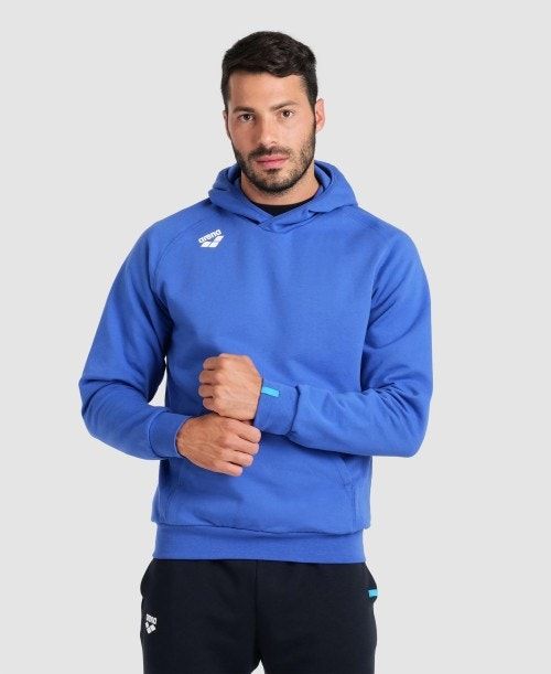 Arena Team Hooded Sweatshirt Panel Royal | 28704-HDUW