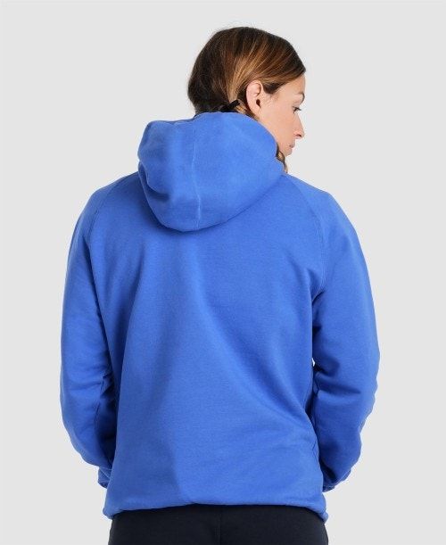 Arena Team Hooded Sweatshirt Panel Royal | 28704-HDUW